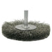 Weiler 17965 Crimped Wire Radial Wheel Brush, 3 in D,.0118 Steel Wire