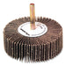 Weiler 30727 Vortec Coated Flap Wheel, 3 in x 1 in, 1/4 in Stem, 80 Grit Aluminum Oxide