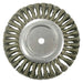 Weiler 36279 Vortec Pro Knot Wire Wheel, 8 in Dia,.023 in Carbon Steel Wire, 6000 RPM