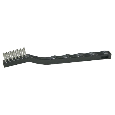 Weiler 44806 Economy Plastic Handle Scratch Brush, Stainless Steel