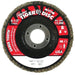 Weiler 50100 Saber Tooth Ceramic Flap Disc, 4-1/2 in, 36 Grit, 7/8 in Arbor, 13000 RPM