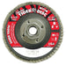 Weiler 50104 Saber Tooth Ceramic Flap Disc, 4-1/2 in, 36 Grit, 5/8 in Arbor, 13000 RPM