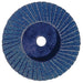 Weiler 50913 Bobcat Flat Style Flap Disc, 3 in, 40 Grit, 20000 RPM