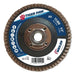 Weiler 51115 Tiger Paw Coated Abrasive Flap Disc, 4-1/2 in, 80 Grit, 5/8 in-11, Phenolic Back Type 27