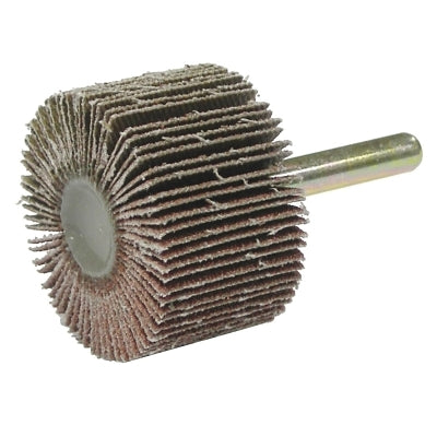Weiler 52011 Tiger Mounted Flap Wheels, 1 1/2 in, 120 Grit, 25000 RPM
