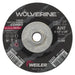 Weiler 56429 Wolverine Type 27 Cut-Off Wheel, 4-1/2 in Dia x 1/8 in Thick, 5/8 in-11 Arbor, A24R