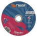Weiler 57022 Tiger Type 1 Cut-Off Wheel, 6 in Dia x 0.045 in Thick, 7/8 in Arbor Hole, A60T