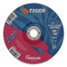 Weiler 57104 Tiger AO Type 27 Cut/Grind Combo Wheel, 7 in dia x 1/8 in Thick, 5/8 in-11 dia Arbor, A30S