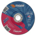 Weiler 57129 Tiger AO Grinding Wheel 6 in dia x 1/4 in Thick 7/8 in Arbor A24R Type 27