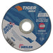 Weiler 58100 Tiger Inox Thin Cutting Wheel, 4-1/2 in Diameter,.045 in Thick, 7/8 in Arbor