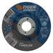 Weiler 58225 Aluminum Combo Wheel 4-1/2 in Dia 7/8 in Arbor Type 27 24 Grit Aluminum Oxide