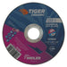 Weiler 58300 Tiger Ceramic Type 1 Cut-Off Wheel, 4-1/2 in Dia x 0.045 in Thick, 7/8 in Arbor Hole, 60 Grit Ceramic