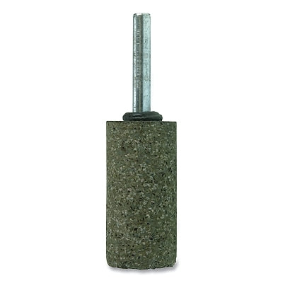 Weiler 68339 Tiger Mounted Point, 1 in dia x 1/4 in dia Shank x 1-1/2 in L Shank, 24 Grit, Zirconia Alumina, W222, 10 EA/BX
