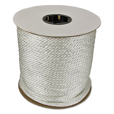 Orion Ropeworks 710000000000 Solid Braid Ropes, 1,238 lb Cap., 1,000 ft, Nylon (Polyamide), White