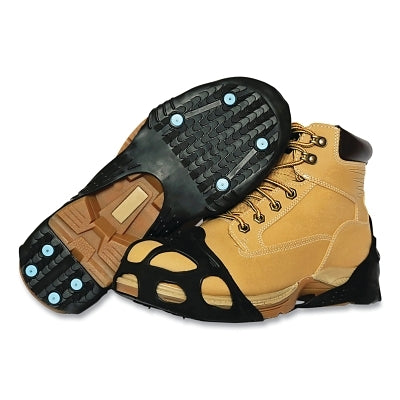 Due North V3550370-XL Industrial Ice + Snow All Purpose Industrial-Grade Traction Aid  Rubber  Ice Diamond Spikes  Black  X-Large