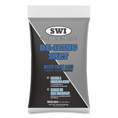 Scotwood Industries, Inc ROCK50BULK De-Icing Salt, 50 lb, Bag