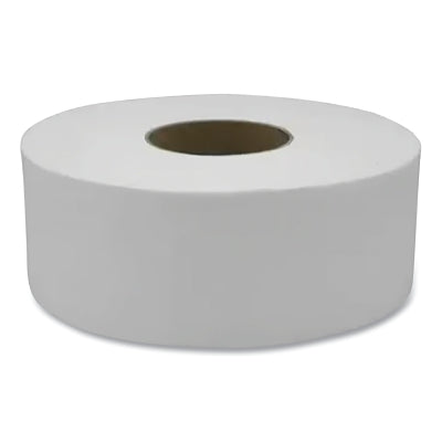 Victoria Bay VBJT2100 Toilet Paper and Tissue Roll, 1000 ft L, Embossed, JRT, Virgin Paper, 12 EA/CA