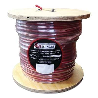 Best Welds 64006401003 Welding Cable, 2/0 AWG, 250 ft Reel, Red