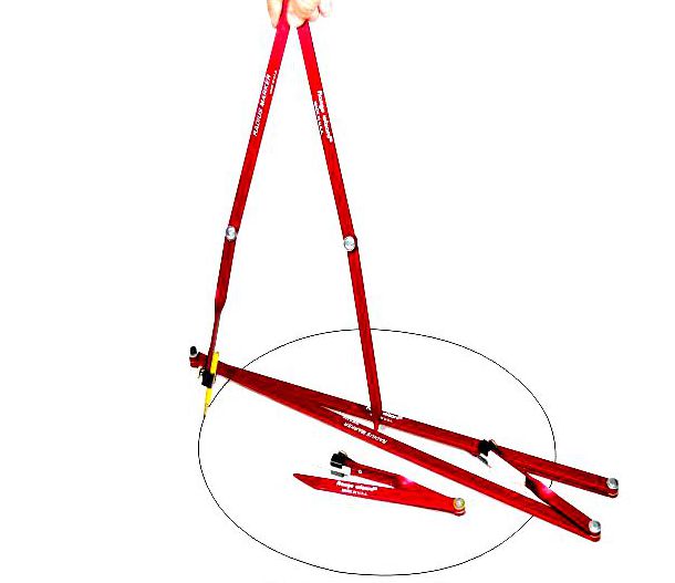 Flange Wizard 72805 Radius Marker Standard 25 in Span 50 in Circumference