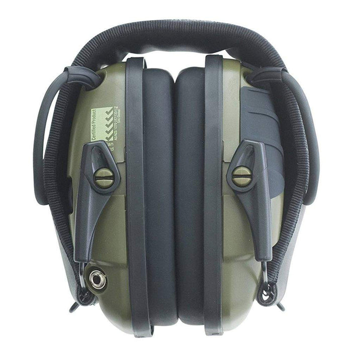 Honeywell Howard Leight R-01526 Impact Sport Electronic Earmuff Green NRR 22 Folding