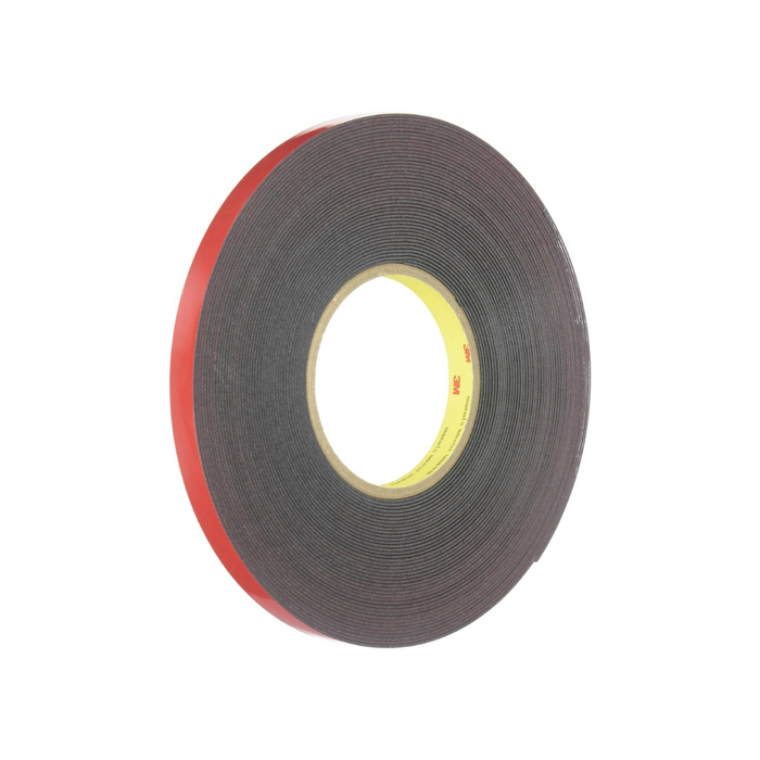 3M™ 06382 Automotive Attachment Tape, 20 yd x 1/2 in, 0.045 in THK, Black