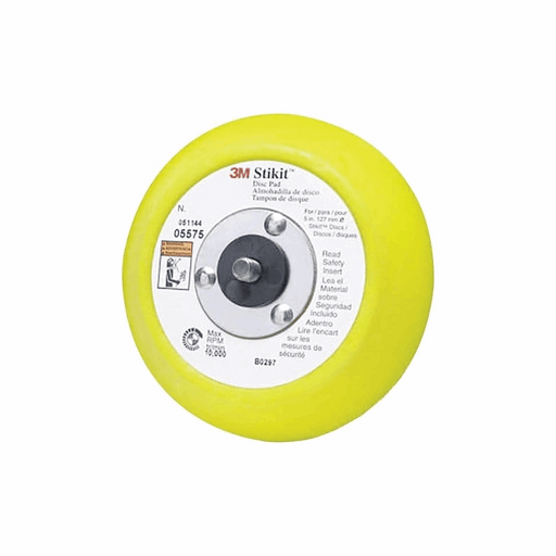 3M™ 05575 Disc Pad, 5 in Dia, 5/16 in - 24 TPI Arbor, PSA Attachment