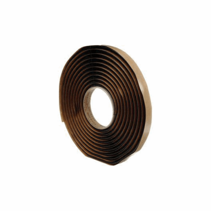 3M™ Windo-Weld™ 08610 Round Ribbon Sealer, 1/4 in x 15 ft Roll, Paste, Black