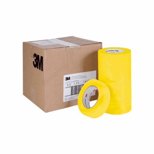 3M™ Automotive Refinish Masking Tape, 06654, 36 mm x 55 m, Case of 24 Rolls