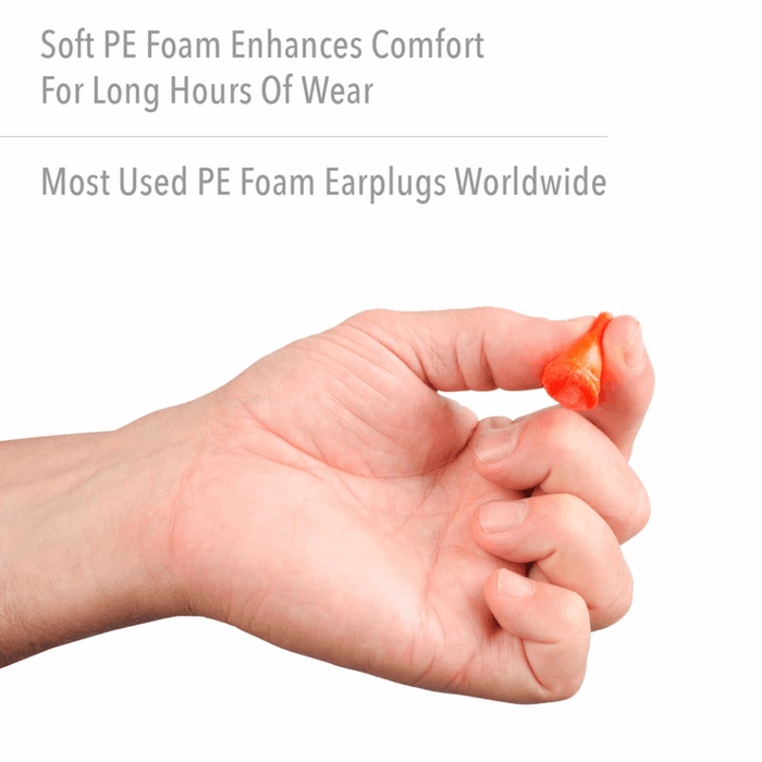 Howard Leight MAX® Disposable Foam Earplugs, Uncorded, Coral, 200 Pairs