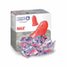 Howard Leight MAX® Disposable Foam Earplugs, Uncorded, Coral, 200 Pairs