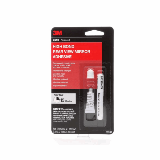 3M™ High Bond Rearview Mirror Adhesive, 08749, 0.02 fl oz