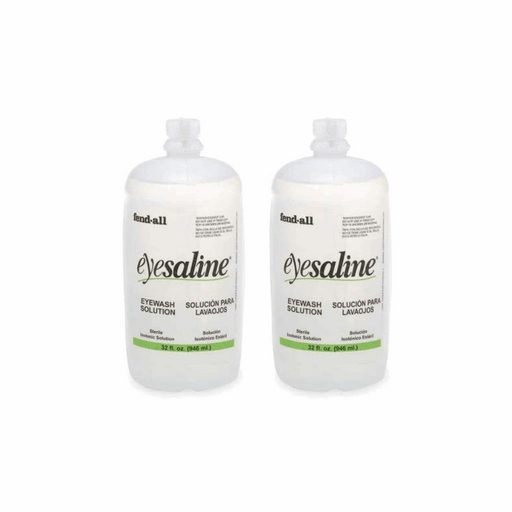 Honeywell Personal Eye Wash Solution, 32 oz (2-pack), with Extended-Flow Nozzle