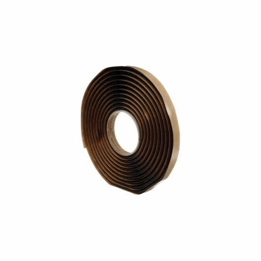 3M™ Windo-Weld™ 08612 Round Ribbon Sealer, 3/8 in x 15 ft Roll, Paste, Black
