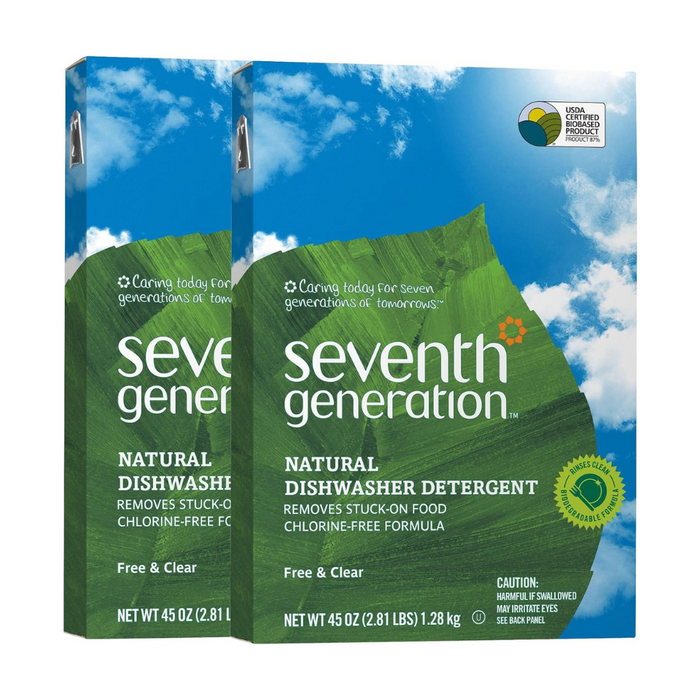 Seventh Generation Auto Dish Powder - 45 oz - 2 pk