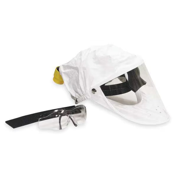 Honeywell North Replacement/Accessory PA101M Primair 100 Series PAPR Loose Fitting Facepiece Assembly, Tychem, Medium