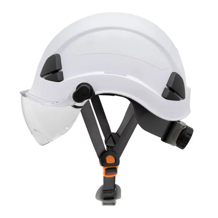Honeywell Fibre-Metal FSH11001 Vented Safety Helmet White 6 Point Ratchet Suspension