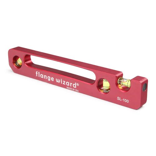 Flange Wizard SL100 Standard Magnetic Pocket Level 9 in. Long